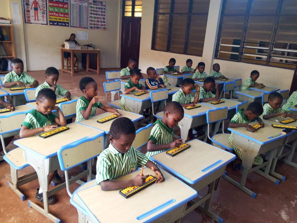 Learners in classroom