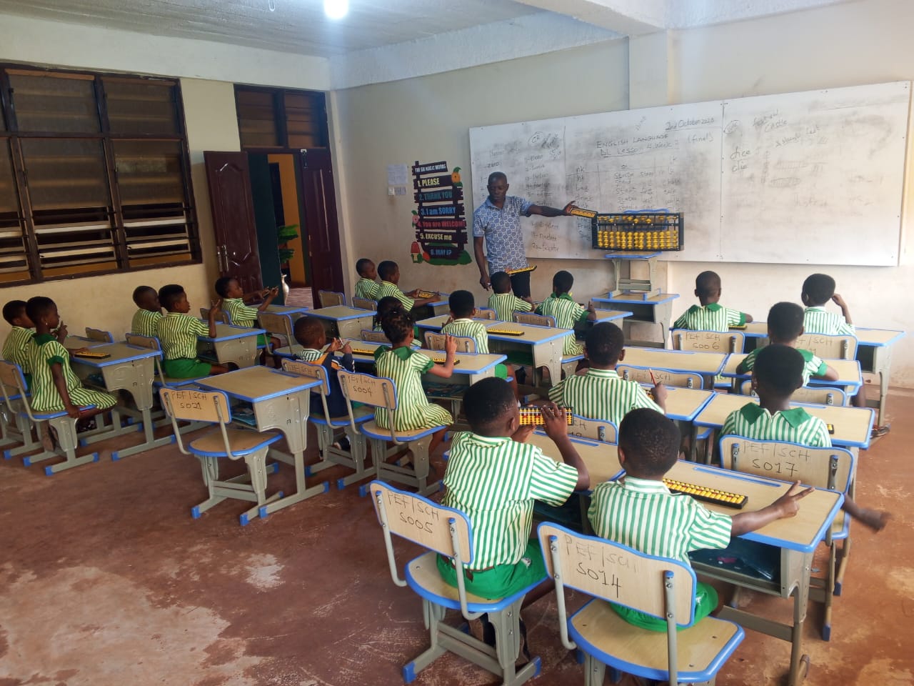 Abacus training session